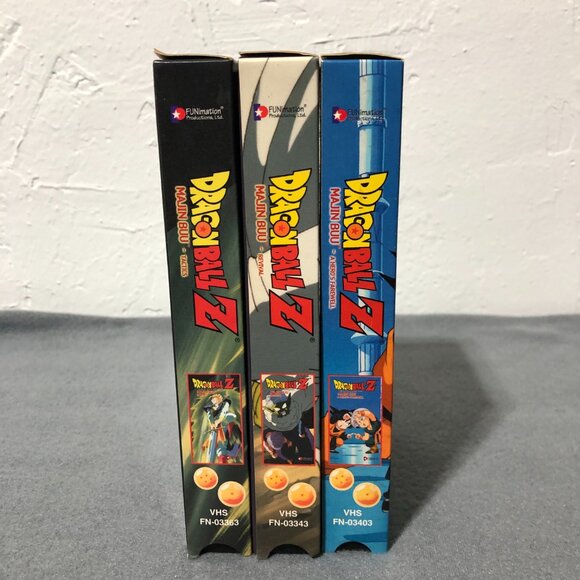Dragonball Z - Majin Buu Saga VHS Set of 3 DBZ Anime - Picture 2 of 9